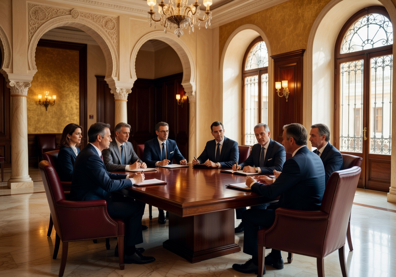 Executive Meeting in Luxury Spanish Hotel